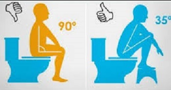 چگونه روی توالت بنشینید