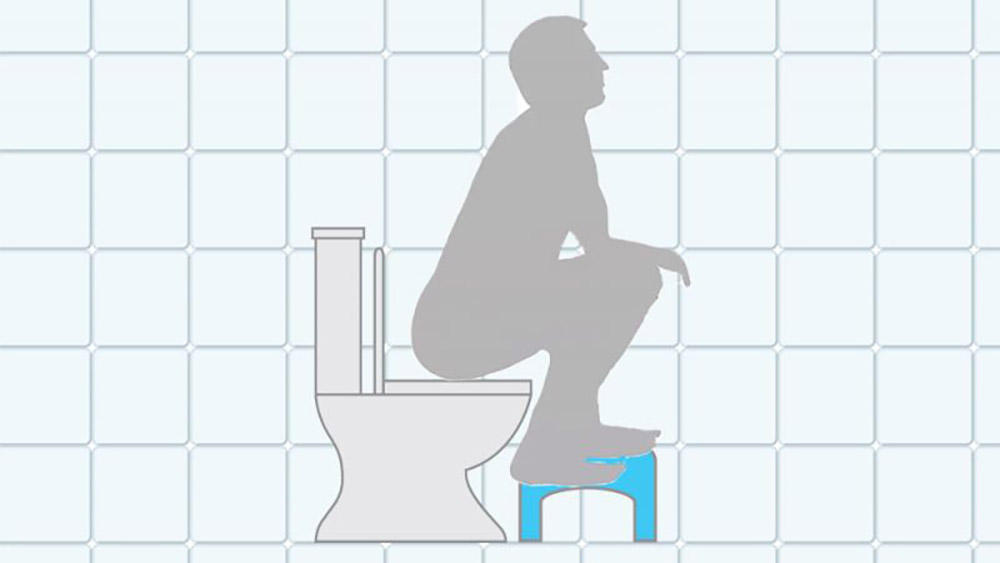 استفاده از پله توالت فرنگی برای درمان یبوست