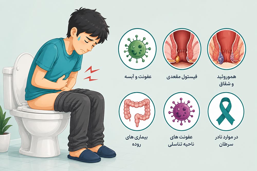 علت ها و علائم بیماری های مربوط به ترشحات مقعدی